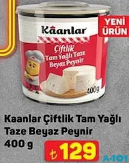 KAANLAR ÇİFTLİK TAM YAĞLI TAZE BEYAZ PEYNİR 400 G